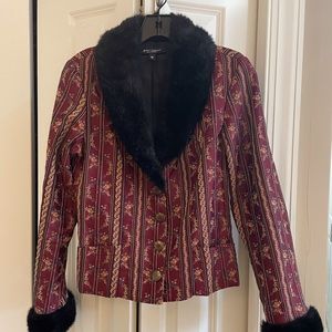 Betsey Johnson New York short jacket.